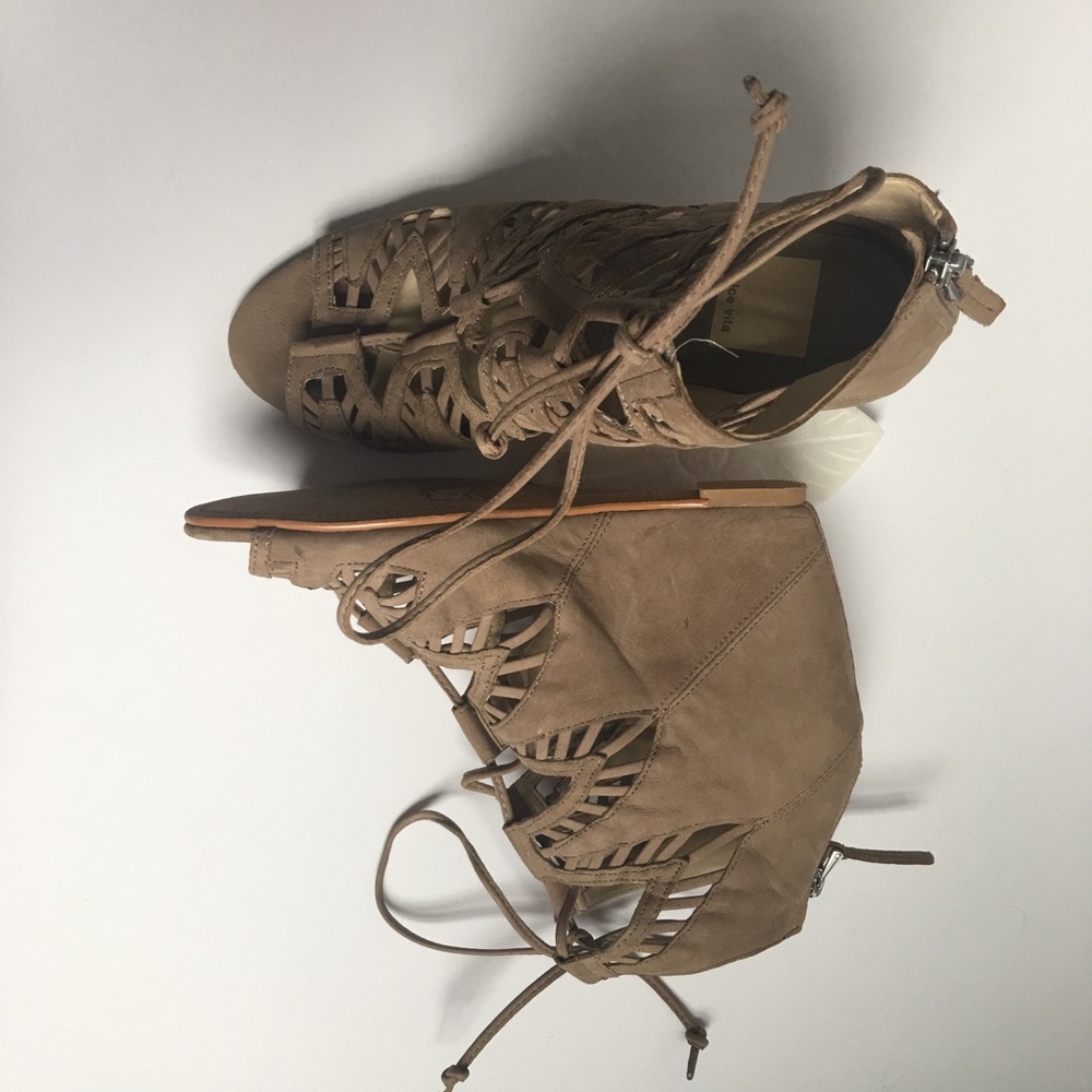 Dolce vita lace up wedge